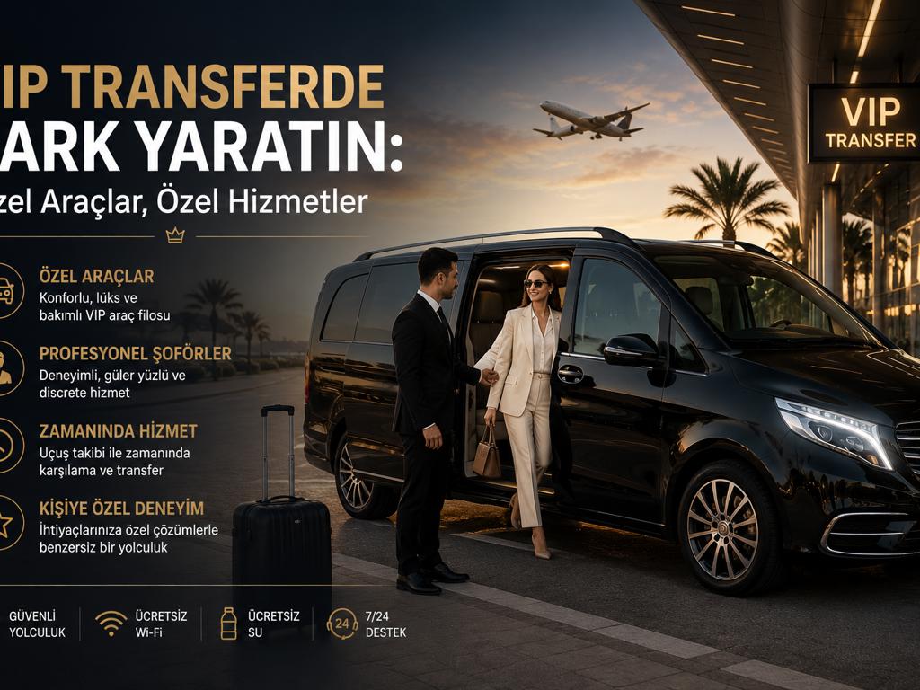 VIP Transferde Fark Yaratın: Özel Araçlar, Özel Hizmetler